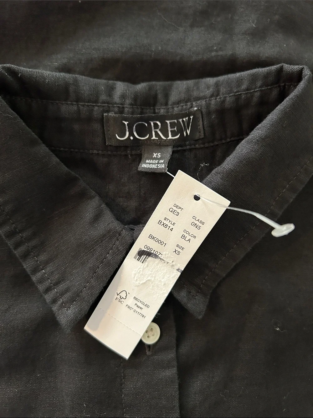 Relaxed-fit beach shirt in linen-cotton blend
